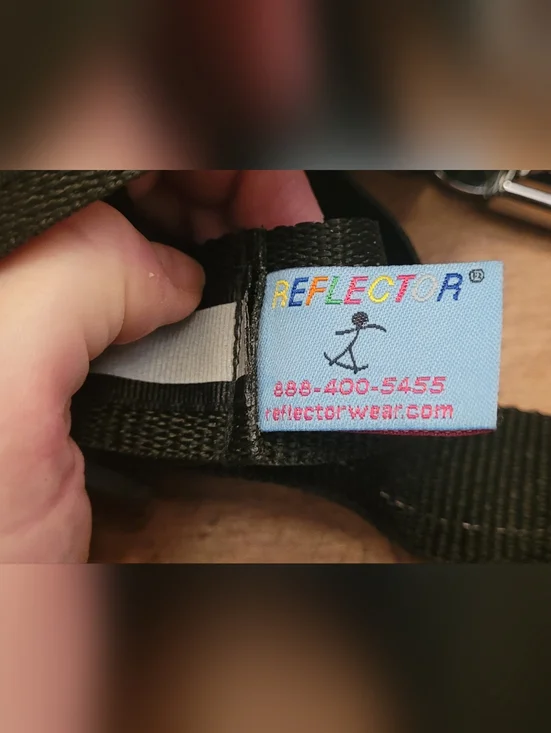 Vintage Seatbelt Reflective Belt - Picture 3 of 3